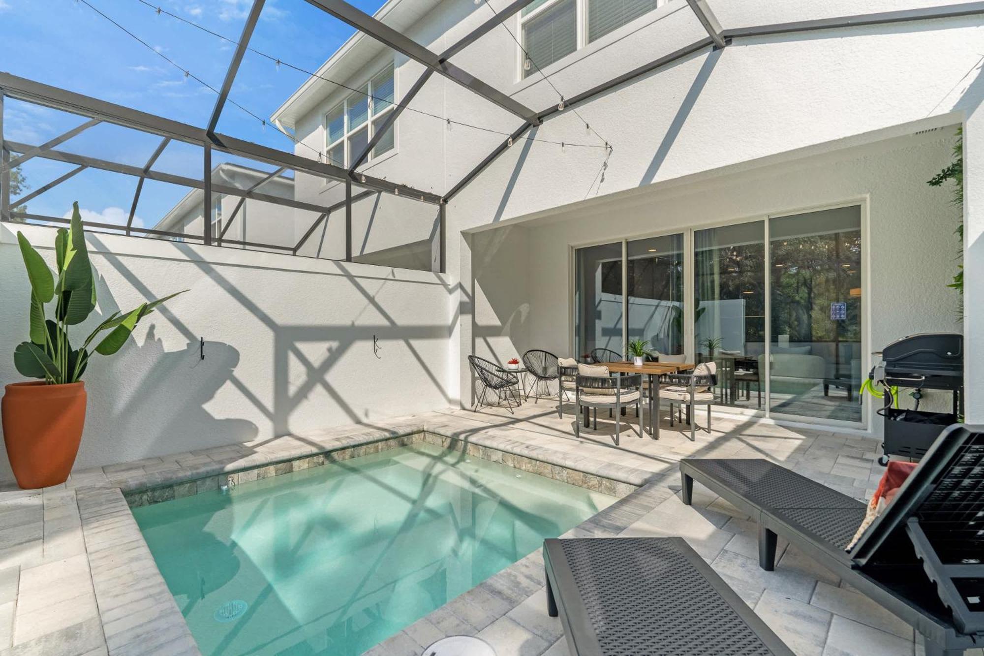 Upstay - Modern Family Townhouse W Private Pool Orlando Exteriér fotografie